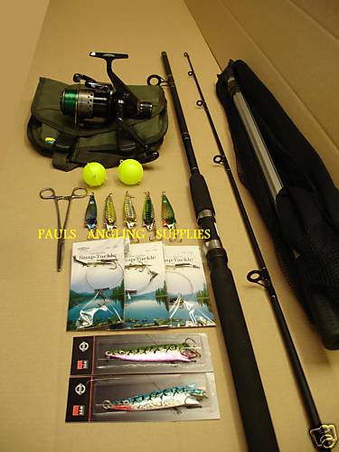 Pike fishing kit - fishing, reel