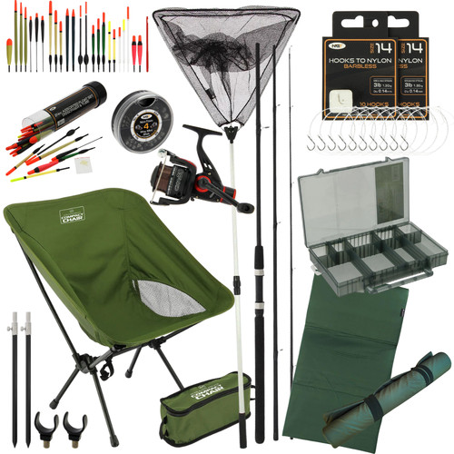 Float fishing set - with,